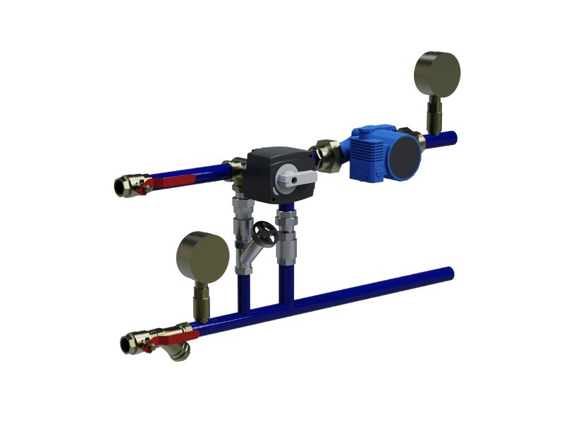 Смесительный узел на нагрев Komfovent PPU-HW-3R-20-6.3-W1-M-IMP