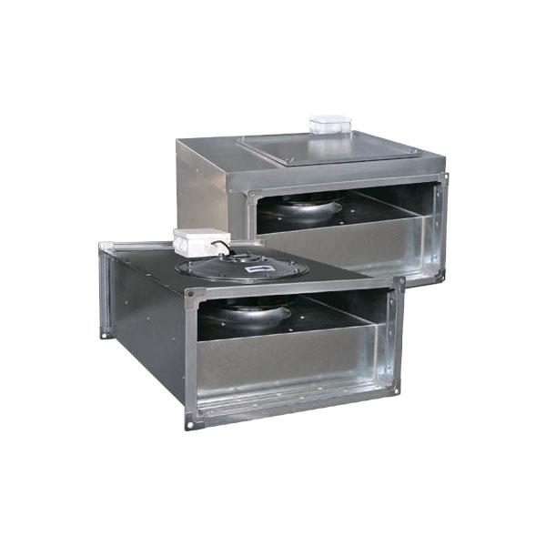 Вентилятор канальный прямоугольный шумоизолированный VCN(SH)-50-25/25-GH/2E
