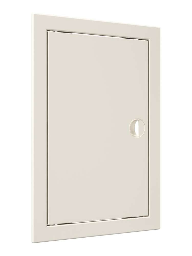 Люк ревизионный ЛР фланец 196х296 ручка 218х318 пластик Ivory EVECS