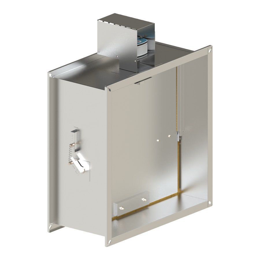 Клапан обратный морозостойкий Сигмавент-120-КОМ(ПВ)-АхВ