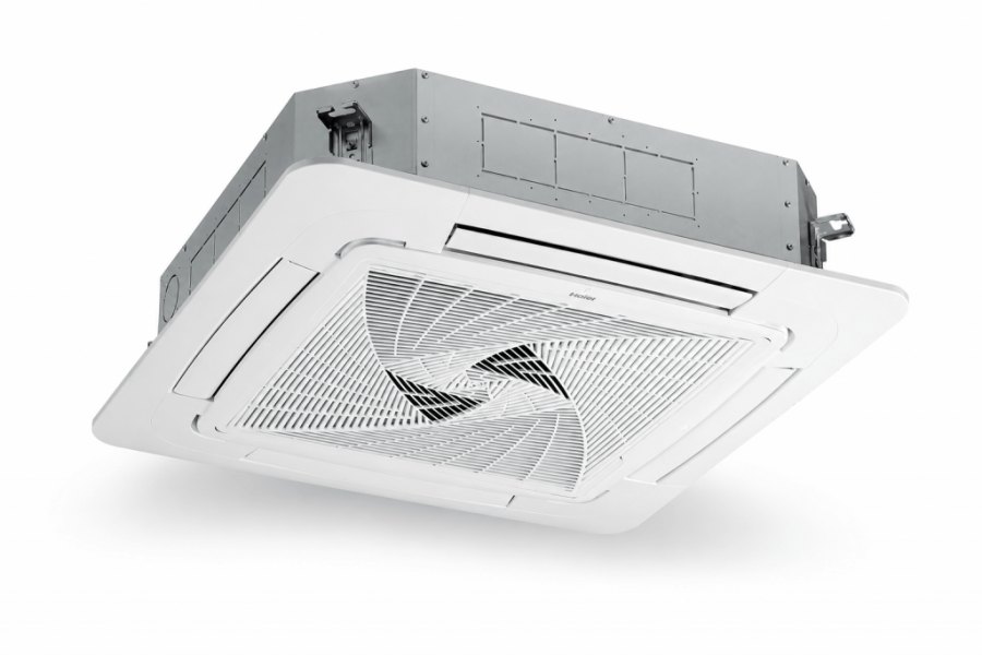 Кассетная сплит-система Haier ECO R32 AB105S2LR1FA / 1U105S1LS1FA с панелью PB-950QB Кассетная сплит-система Haier ECO R32 AB105S2LR1FA / 1U105S1LS1FA с панелью PB-950QB