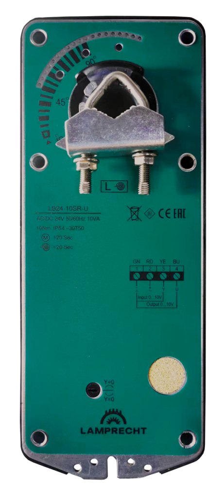 Электропривод с возвратной пружиной LAMPRECHT LB24-05SR-U