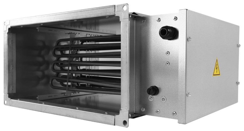 Электрический нагреватель для прямоугольных каналов ZILON ZES 600x300-22-5