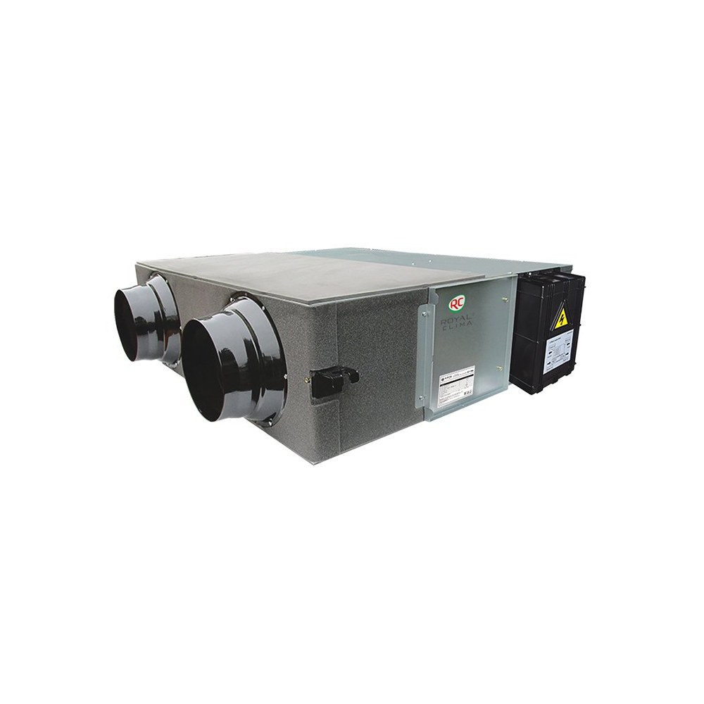 Приточно-вытяжная вентиляционная установка ROYAL Clima SOFFIO UNO RCS-1250-U+RCE-WFM